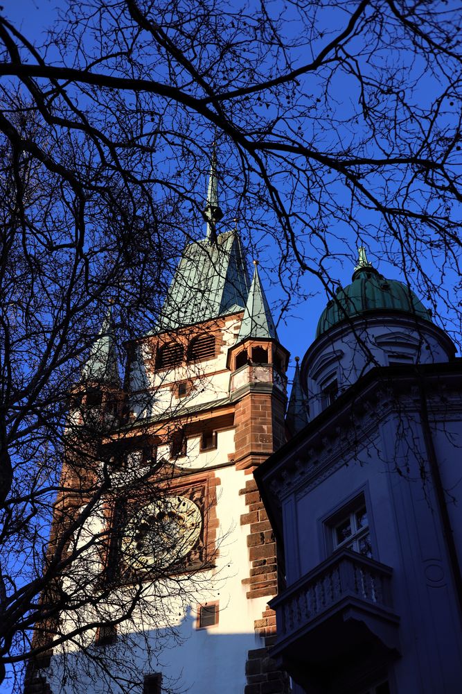 "Turm im Abendlicht"