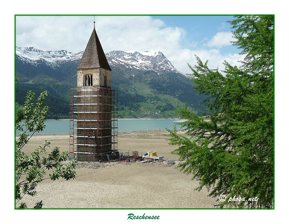 Turm im Reschensee