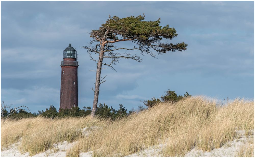 Turm neben Windflüchter