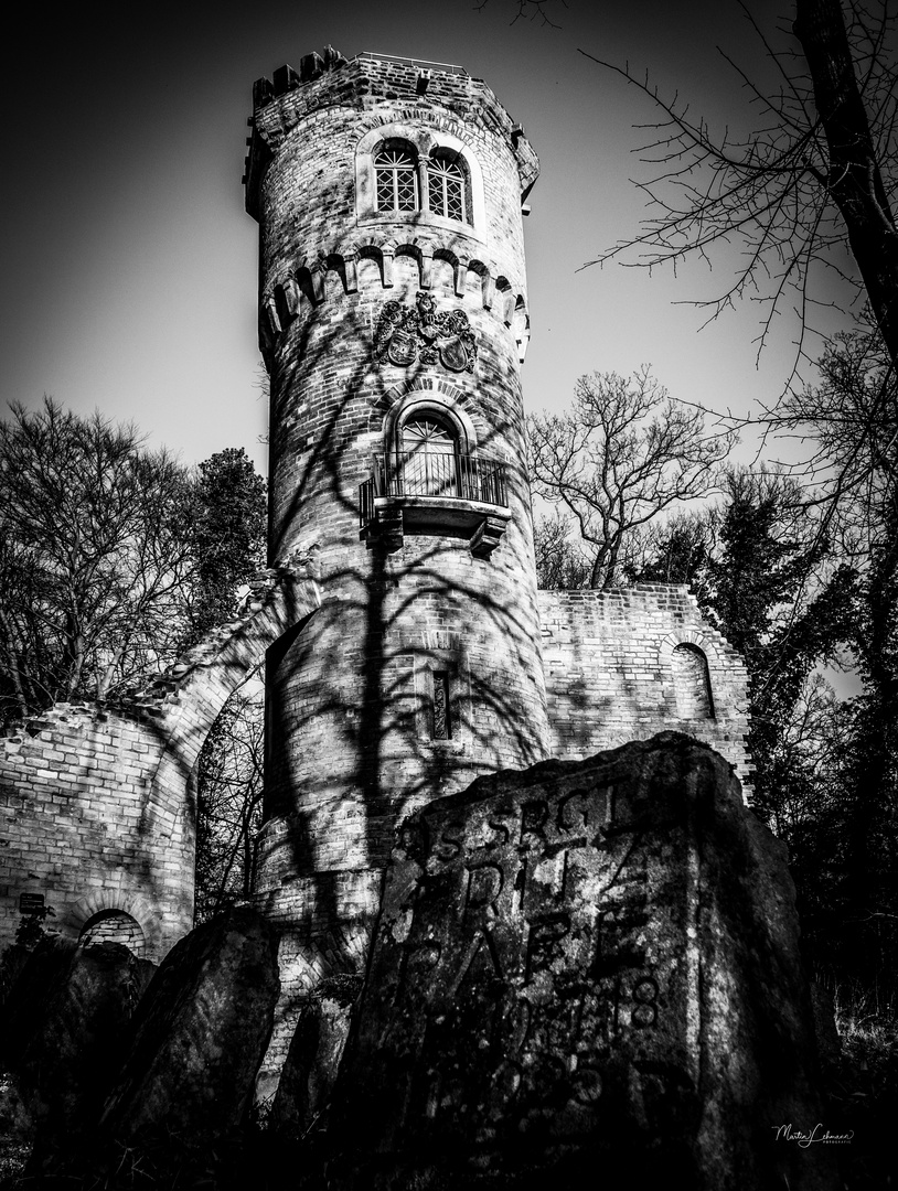 Turm Ruine Harbke sw Edition