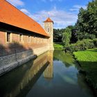 Turm und Vorburg von Burg Hülshoff...