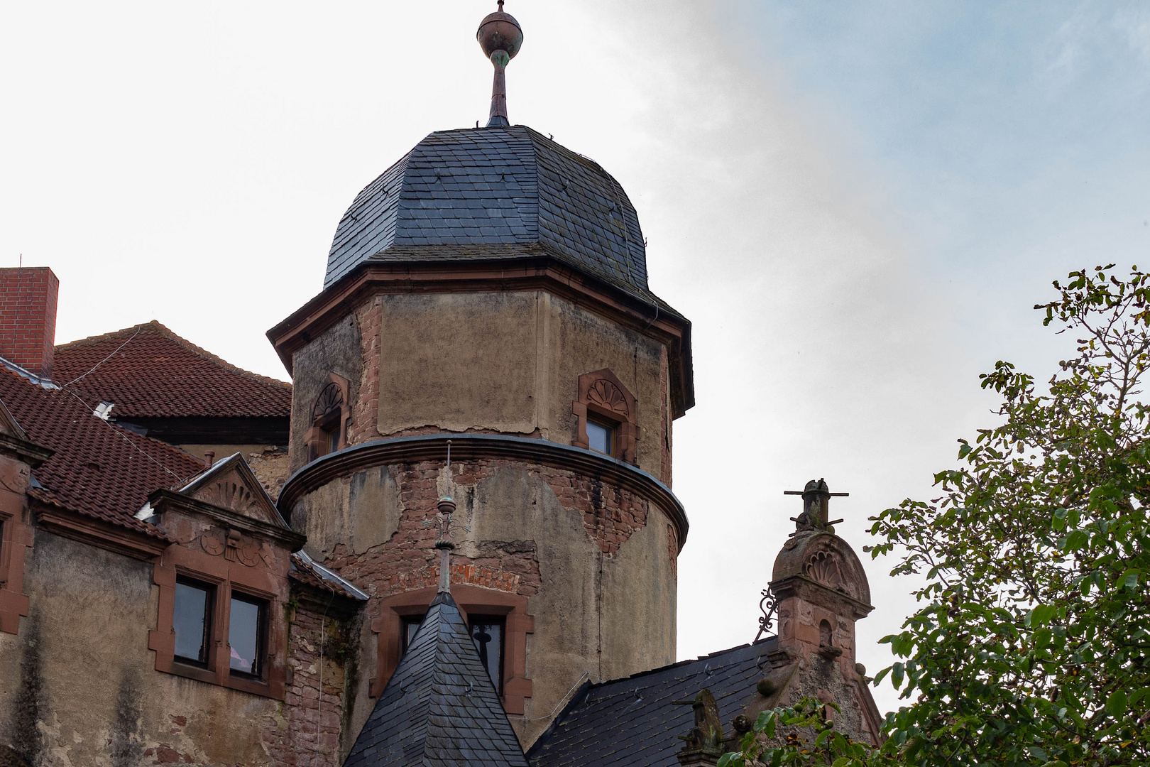 Turm vom Schloss Veltheimsburg-Bebertal