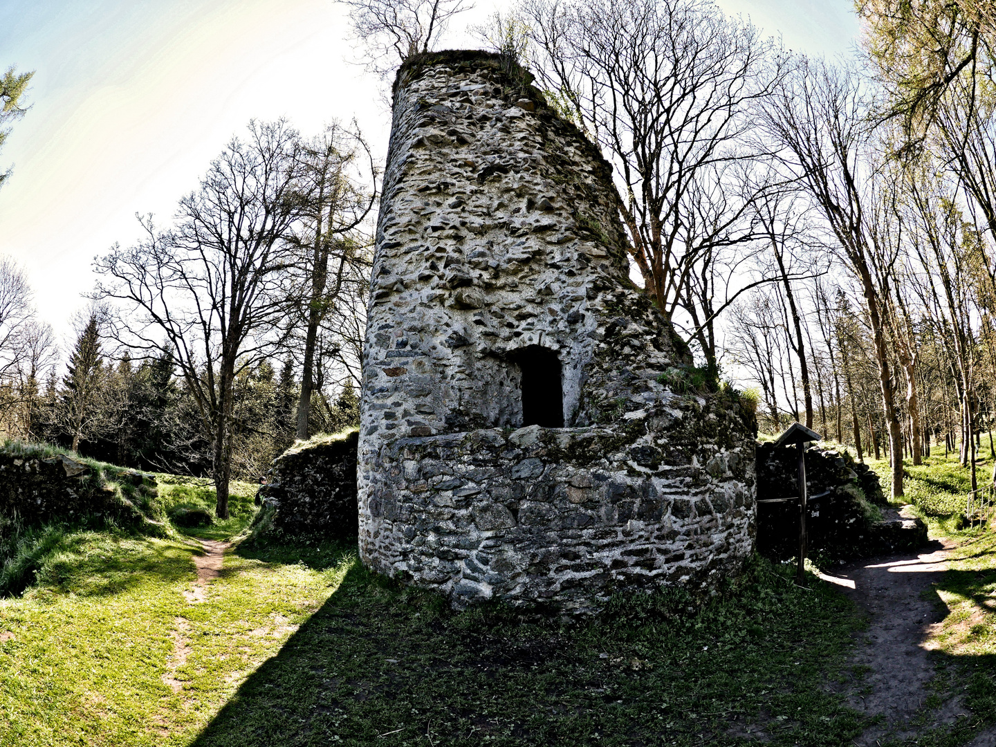 Turm von derBurgruine