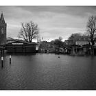 turm, wasser, bäume