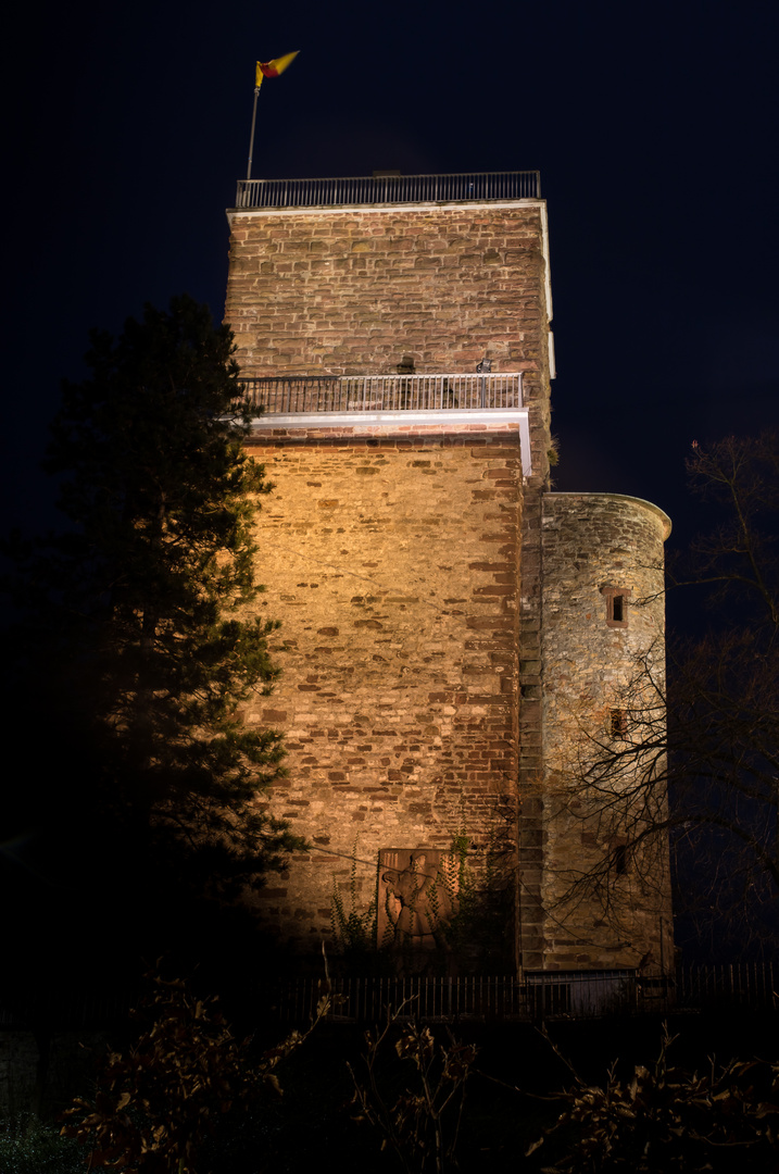 Turmberg bei Nacht