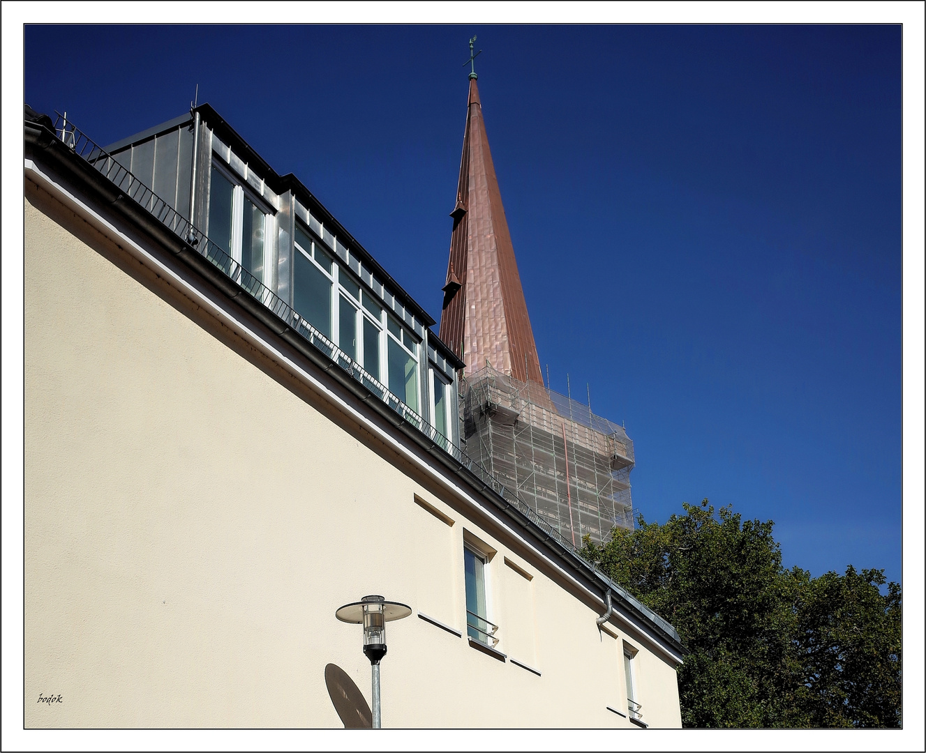 Turmdach der Stadtkirche Unna 