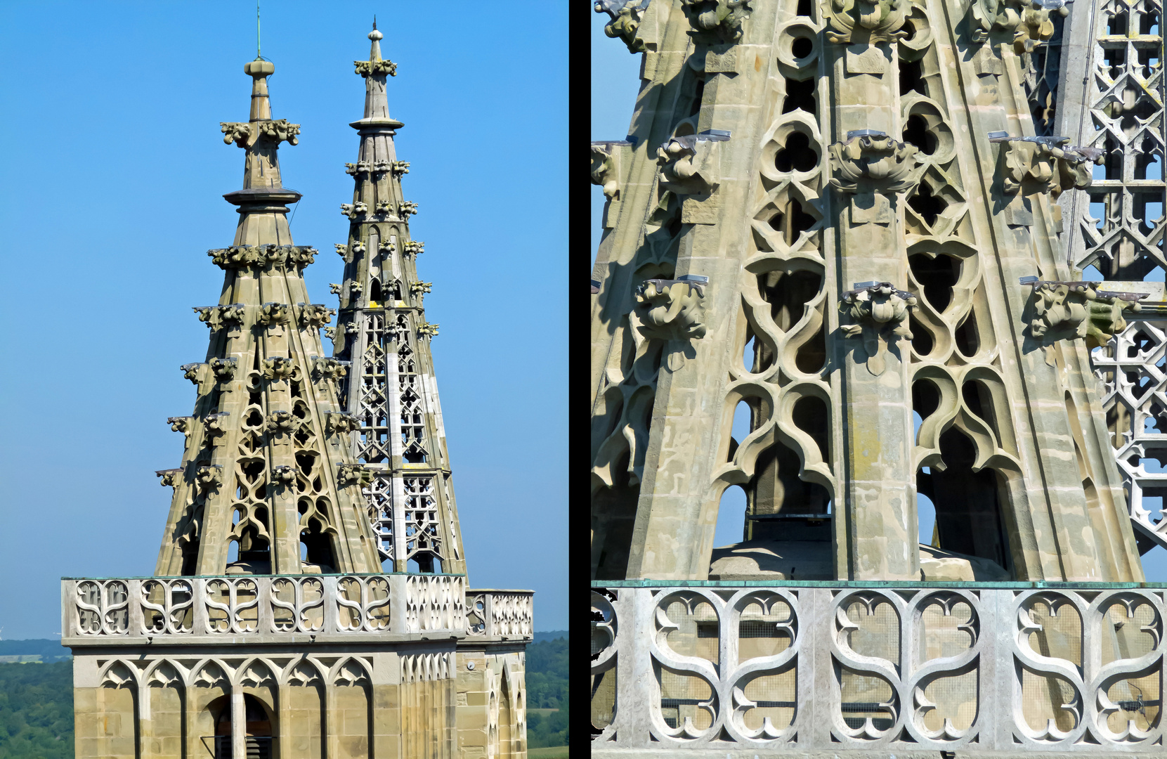 Turmdetails der St. Jakob-Kirche Rothenburg o.T.