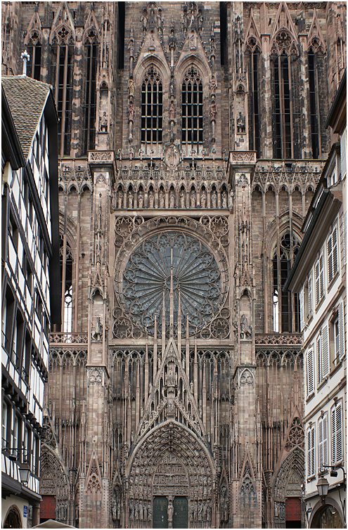 Turmfassade in Strassburg