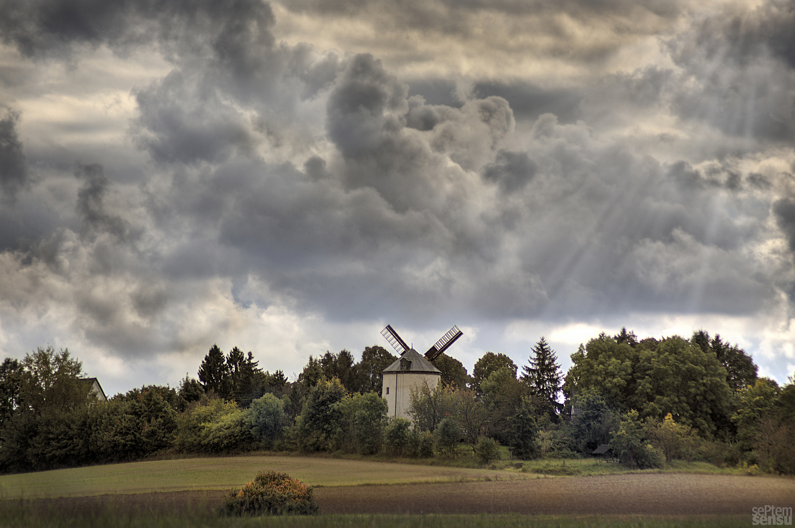 Turmholländerwindmühle der Gemeinde Syrau