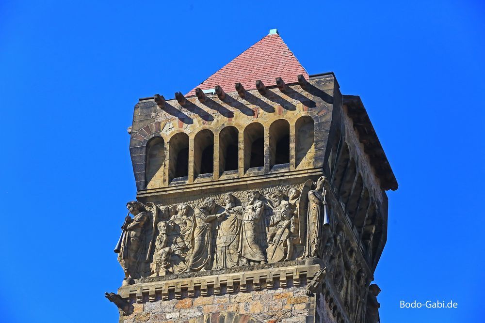 Turmspitze der First Baptist Church of Boston