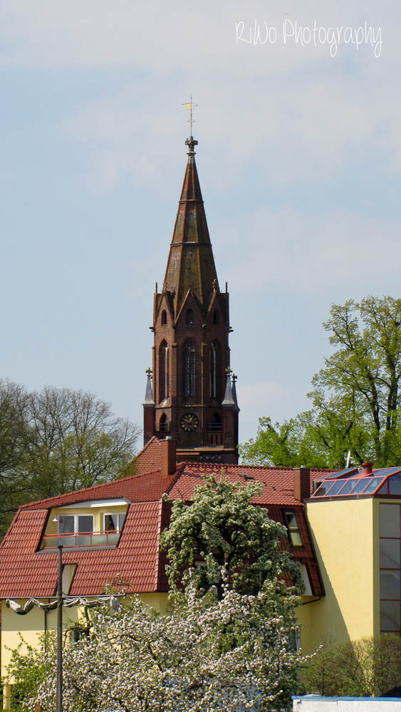 Turmspitze der Marienkirche in Ueckermünde