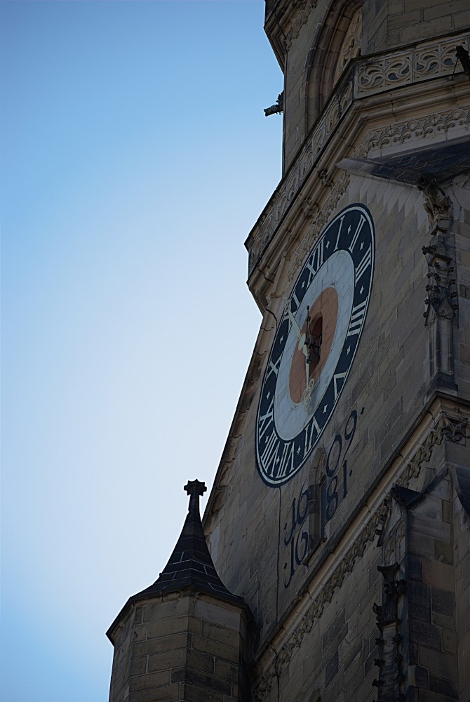 Turmuhr der Stuttgarter Stiftskirche