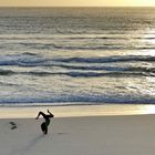 Turnen am Strand..