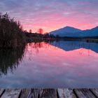 Turnersee, der Sonnenaufgang im Dezember