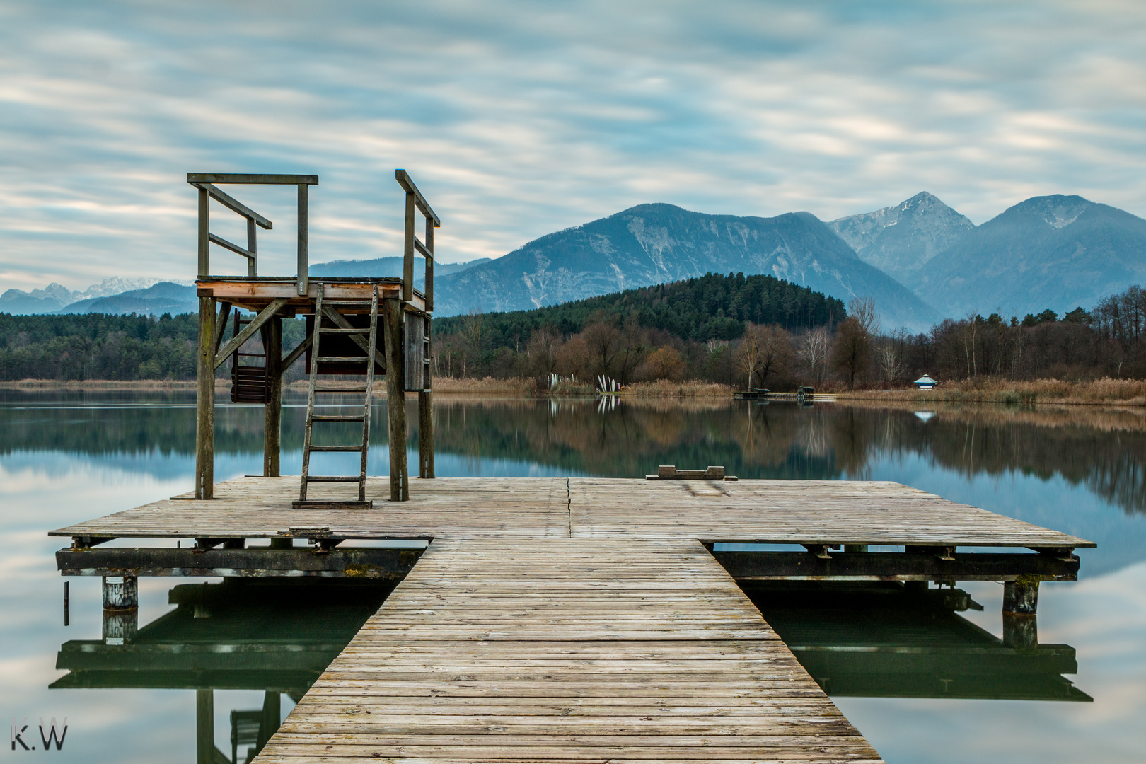 Turnersee, die blaue Stunde