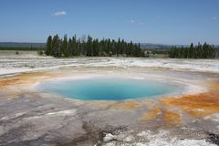 Turqoise Pool im Midway Geyser Basin...