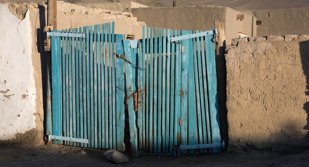 [ … turquoise door ]