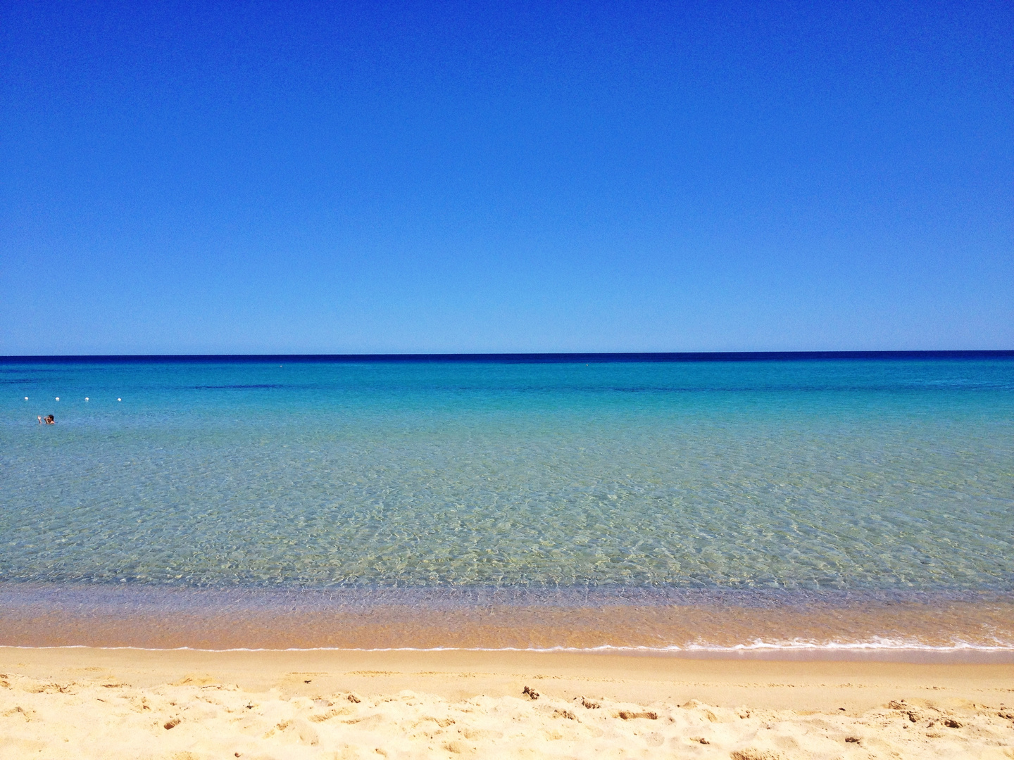 turquoise waters at Costa Rei