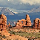 *Turret Arch & La Sal Mountains*