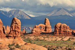 *Turret Arch & La Sal Mountains*