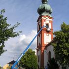 Turrmarbeiten mit der Hebebühne