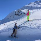 Turteltäubchen im Schnee.....