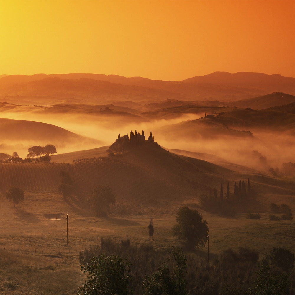 Tuscany, fantasy and colors of a spring morning..