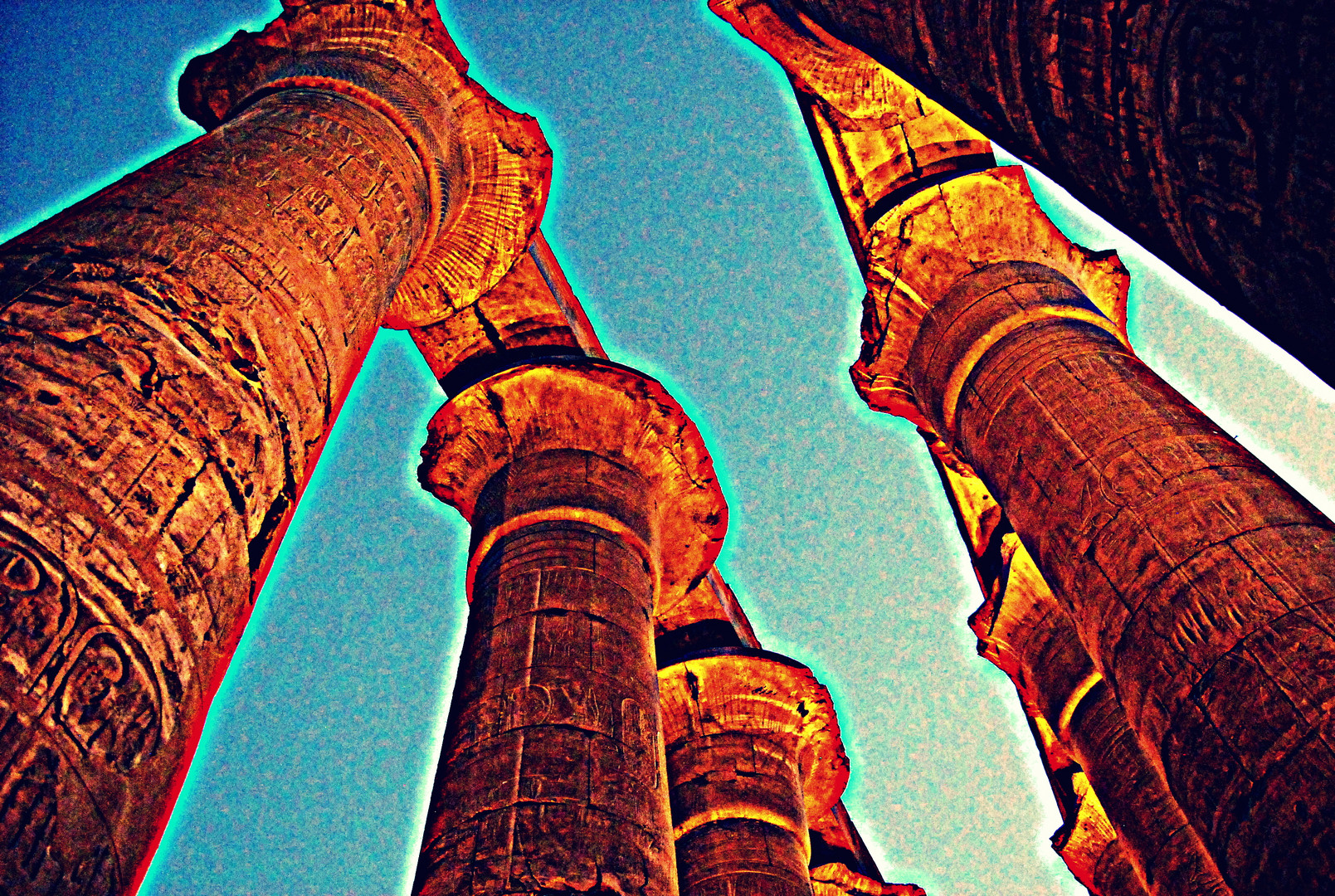 Tut Anch Amun's Beitrag zum Tempel in Luxor