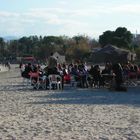 Tutti in spiaggia a Mondello a Novembre...