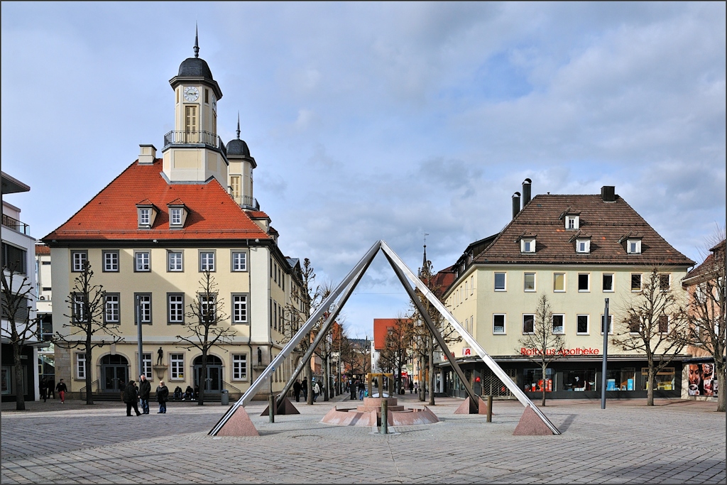 Tuttlingen Am Rathaus Foto & Bild deutschland, europe, baden