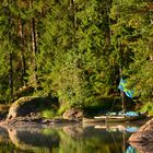 Två kanoter --- Two canoes on foxen lake