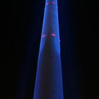 TV-tower in blue