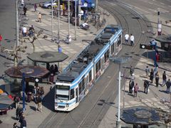 Tw 263 auf dem Heidelberger Bismarckplatz