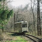 Tw 337 auf der Tram Museumsstrecke in Wuppertal Kohlfurt