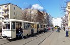 Tw 3802 mit Bw 1707 in der Plugstraße in Berlin - Mitte by baureihe232 