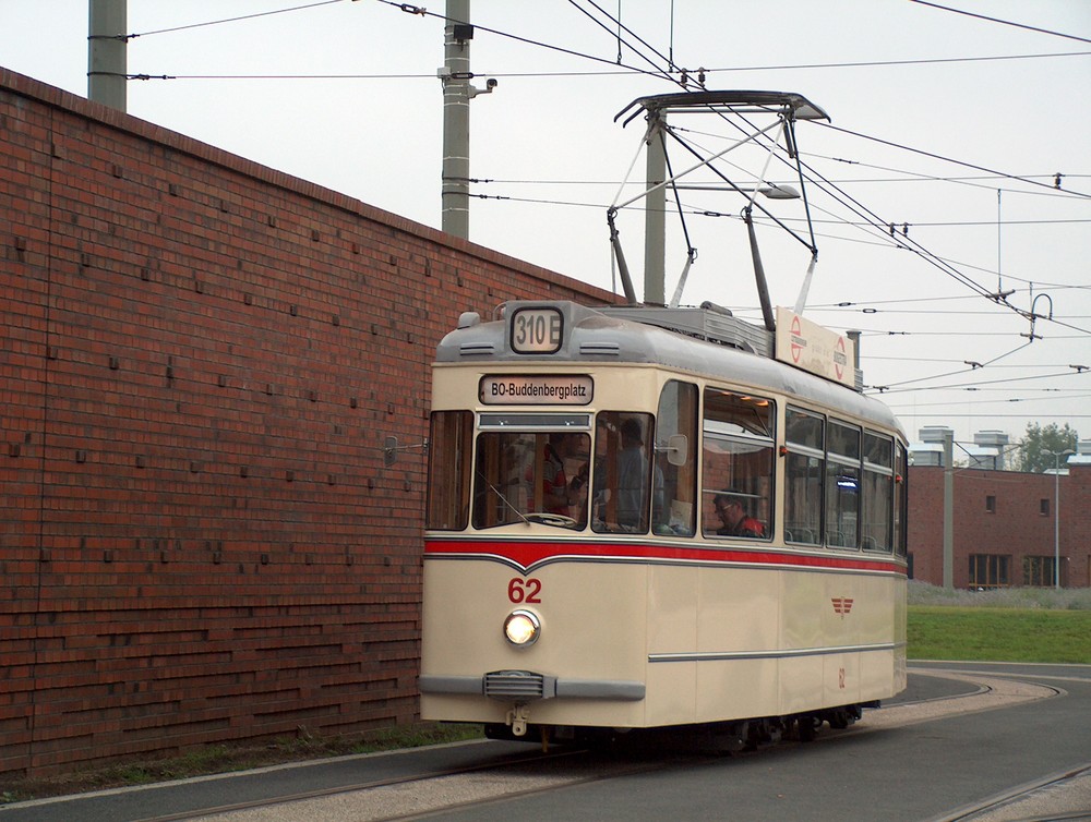 Tw 62 im neuen Betriebshof in Bochum.