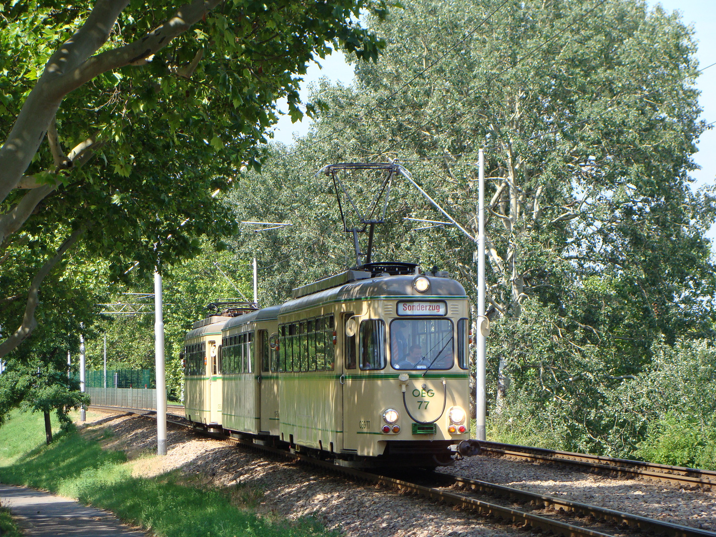 Tw 77+Bw 193+Tw 71, Mannheim Friedrich-Ebert-Straße