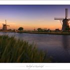 Twilight at Kinderdijk