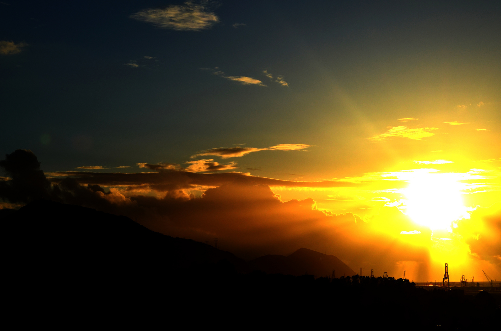 twilight in leioa ( Basque Country)