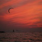 Twilight Kite surfing..