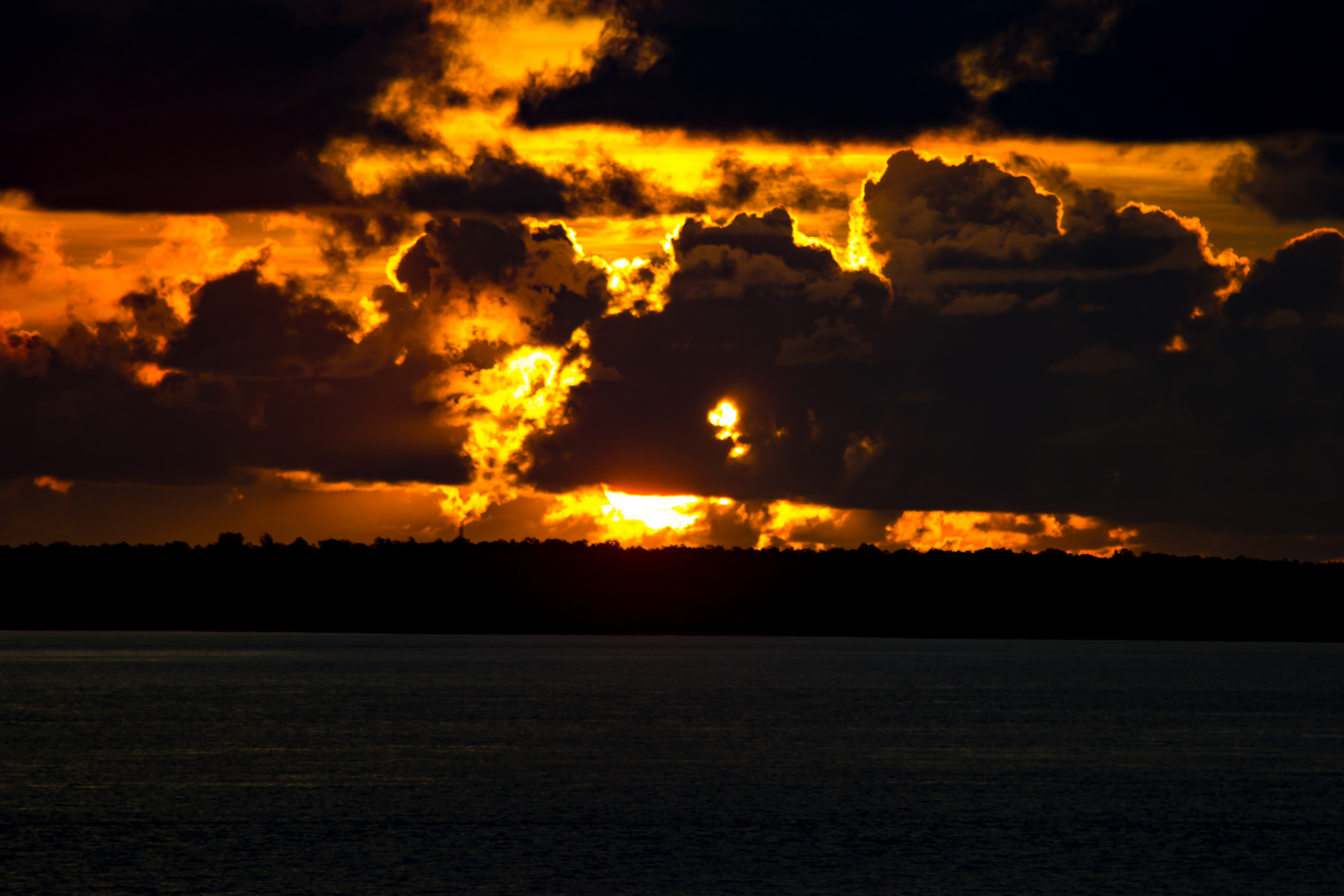 Twilight over Port Darwin