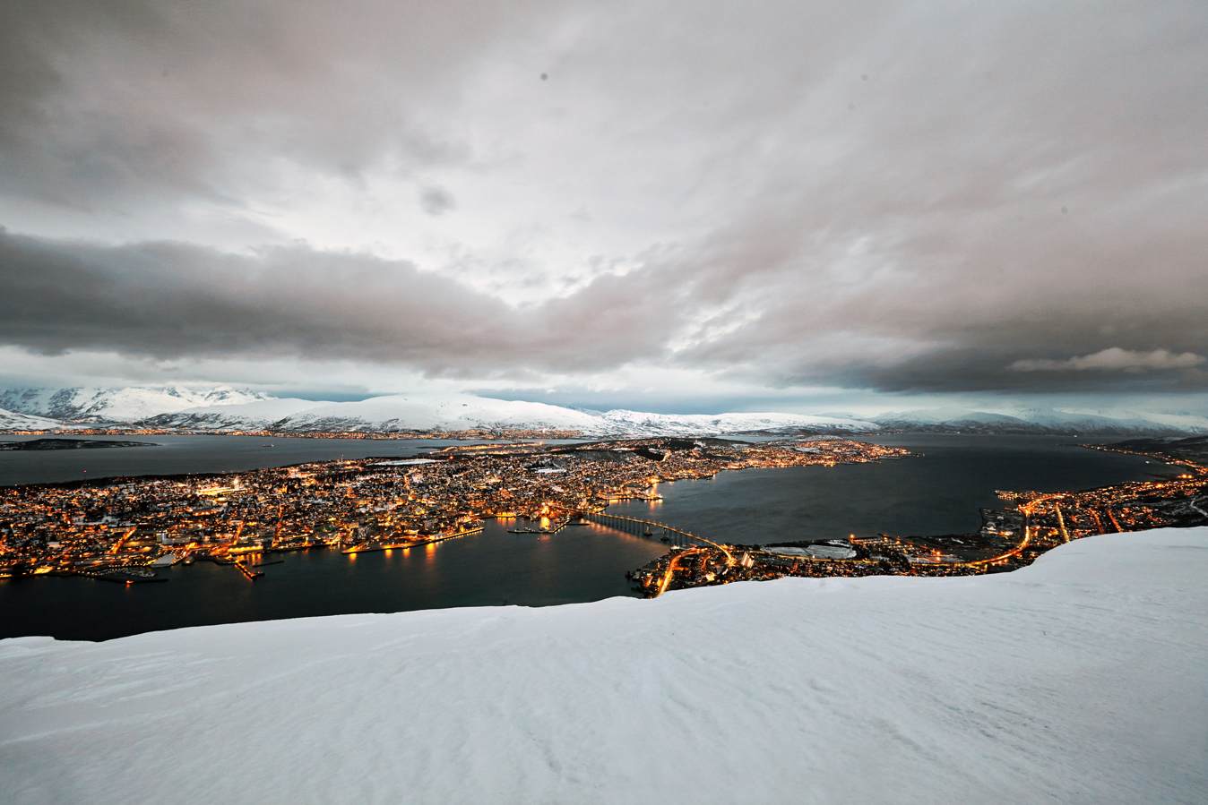 Twilight over Tromsøysund