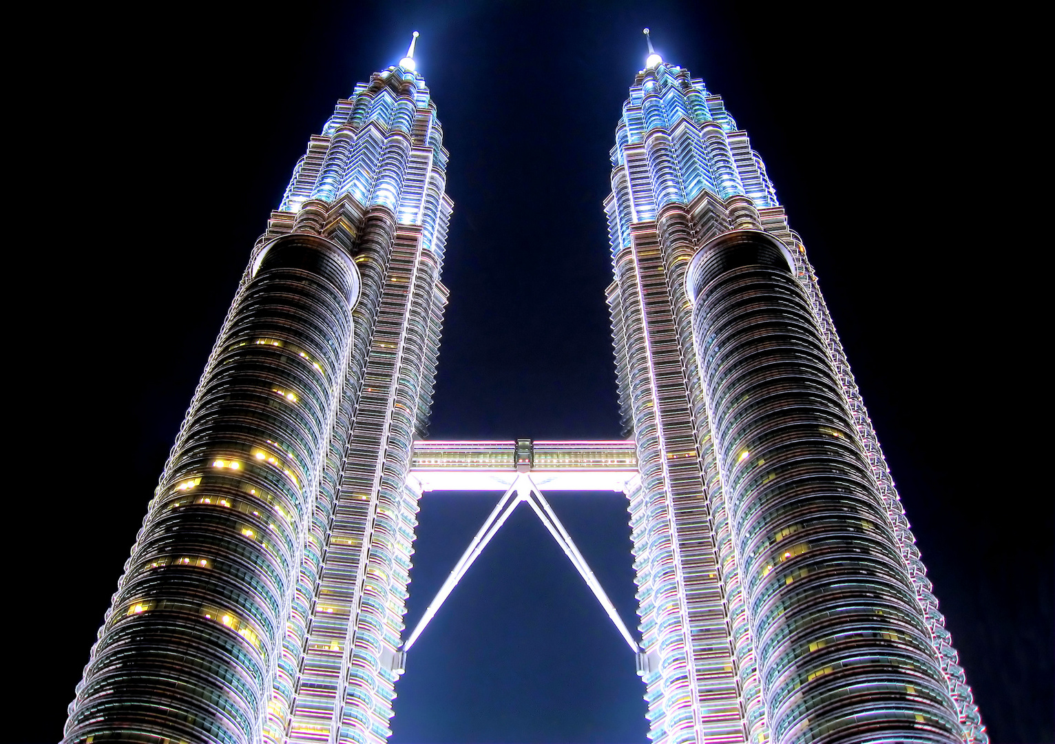 Twin Towers by Night