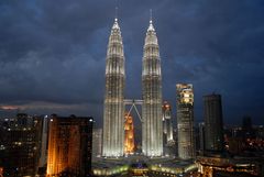 Twin Towers from Sy Bar