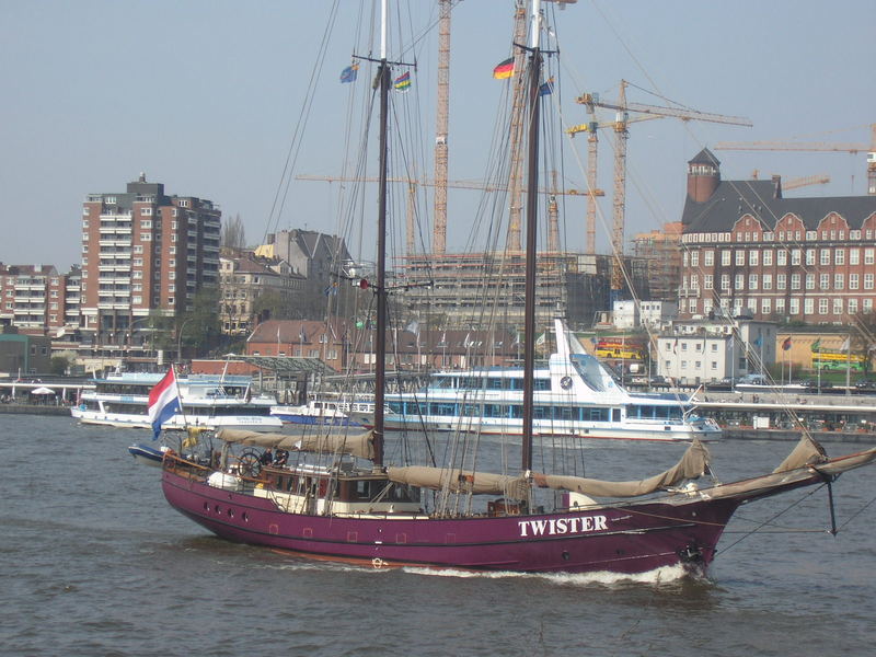 Twister auf der Elbe