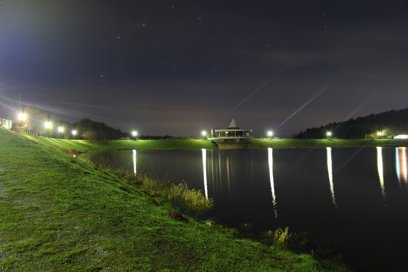 Twistesee bei Nacht