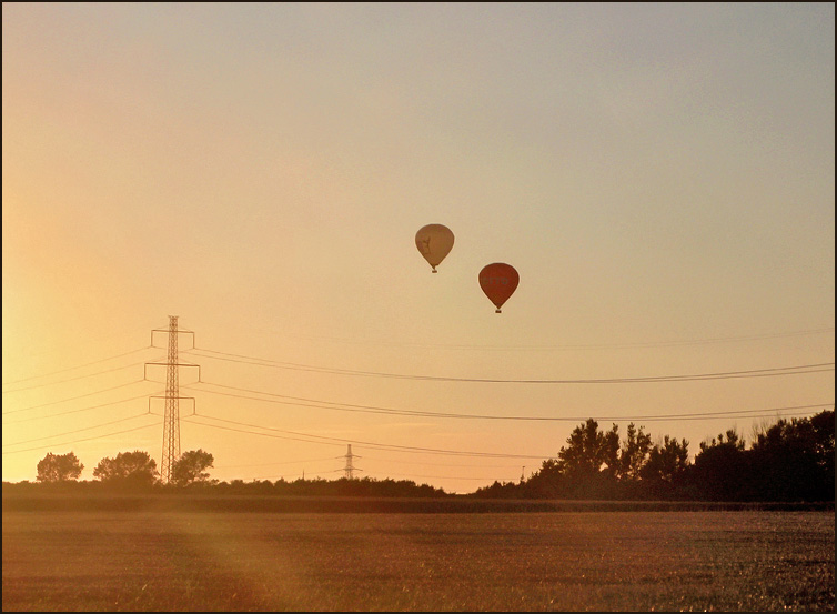 two balloons