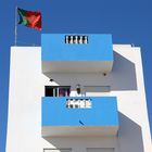 "Two blue balconies"