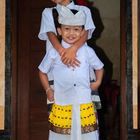 Two boys in their Balinese dress