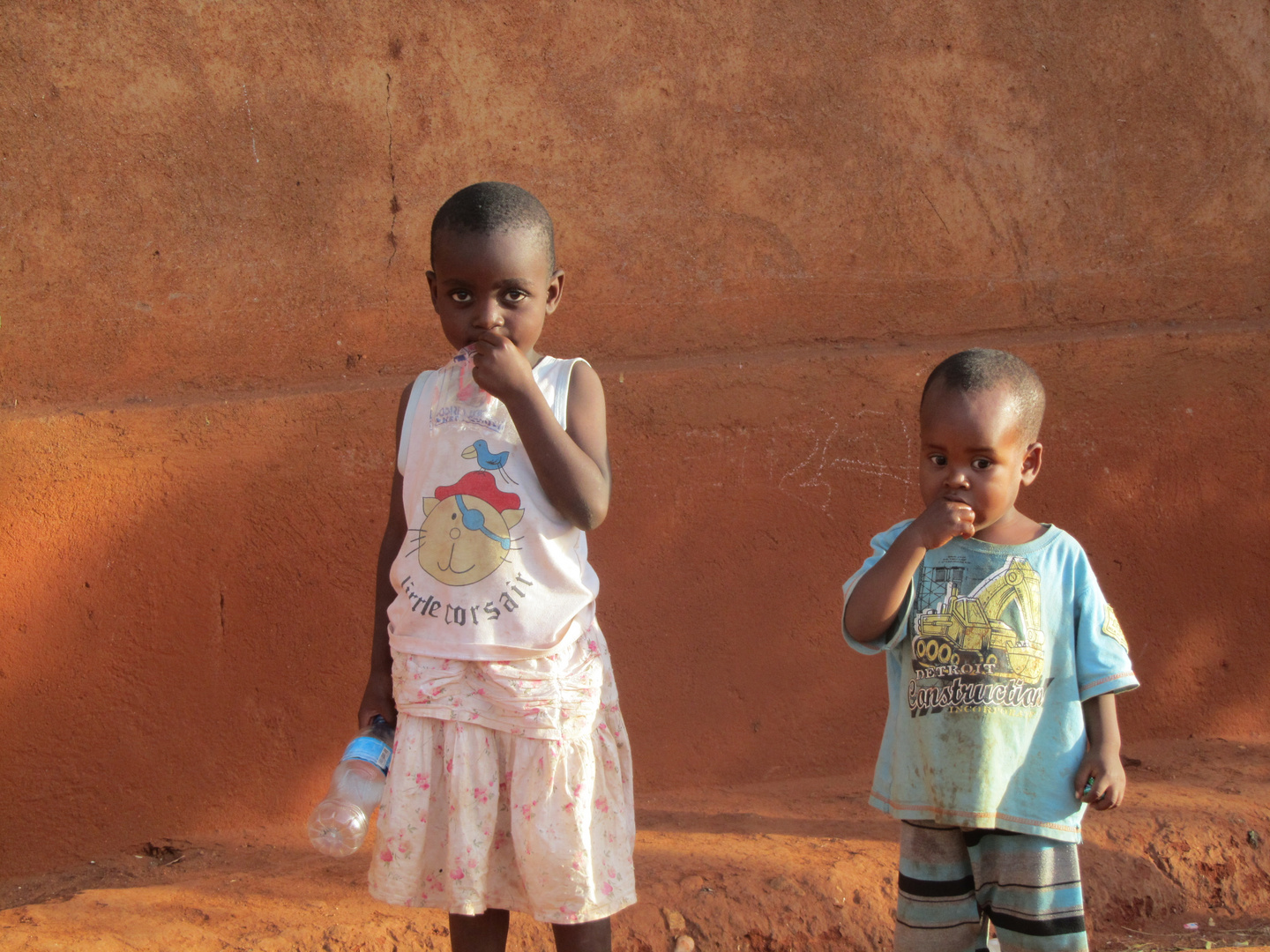 Two children in Mwanga